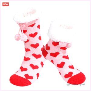 Sherpa Lined Slipper Socks Non-Slip Cozy Winter House Socks Fuzzy Warm